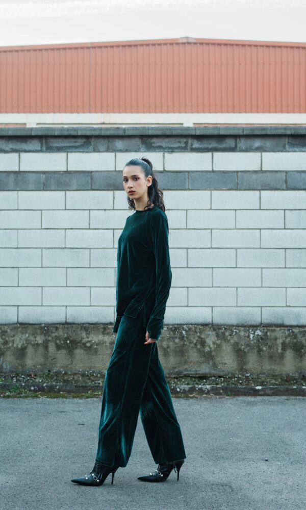 Tuta ciniglia verde - immagine 3