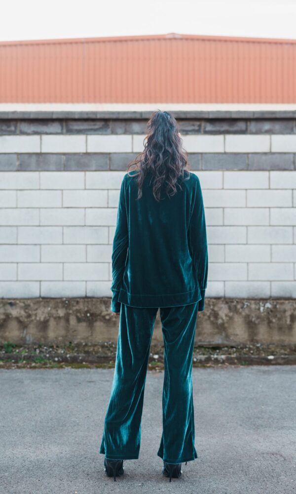 Tuta ciniglia verde - immagine 2