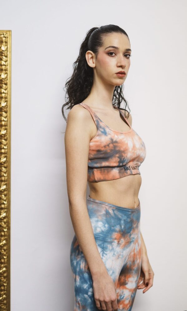 Tye Die arancio e celeste - immagine 2
