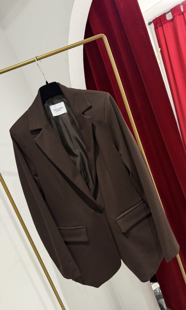 Blazer marrone Essential in punto milano