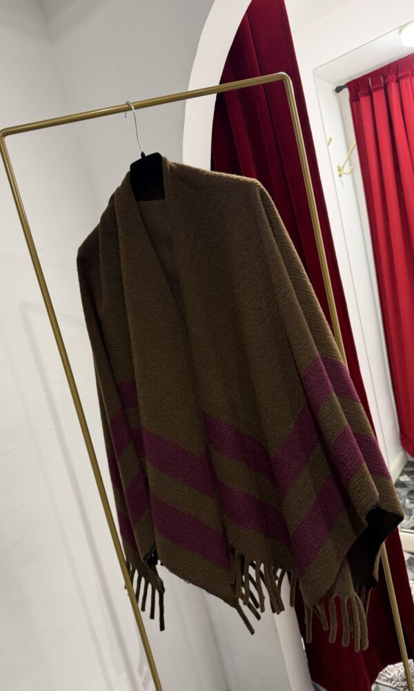 Mantella nocciola e bordeaux Soft Brown