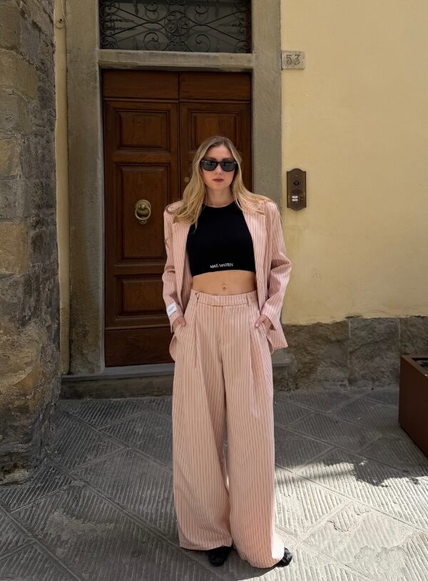 Completo gessato Rosa “Élite” - immagine 3