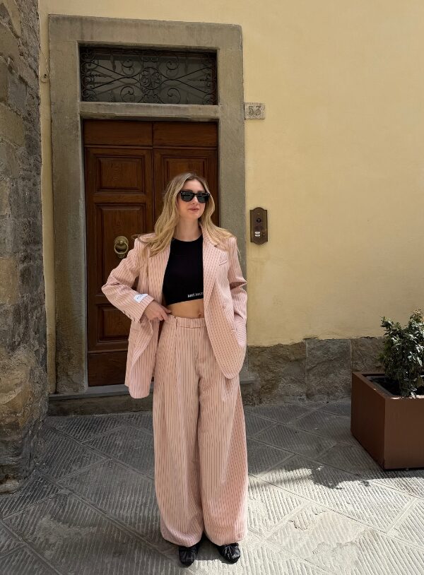 Completo gessato Rosa “Élite” - immagine 4