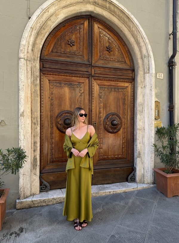 Abito Lingerie in Raso Olio “Essenza” - immagine 3