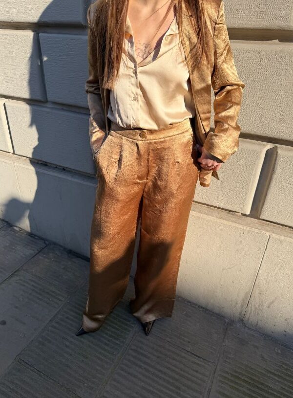 Completo gold Blazer e Pantalone - immagine 4