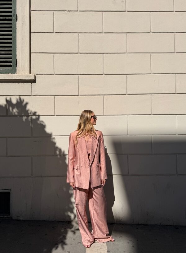 Pantalone Palazzo Rosa “Muse” - immagine 4