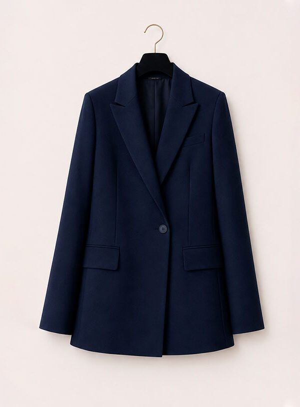 Blazer Completo Fluido Manica Lunga Blu - immagine 1