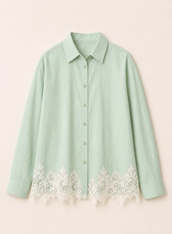 Camicia menta - immagine 1