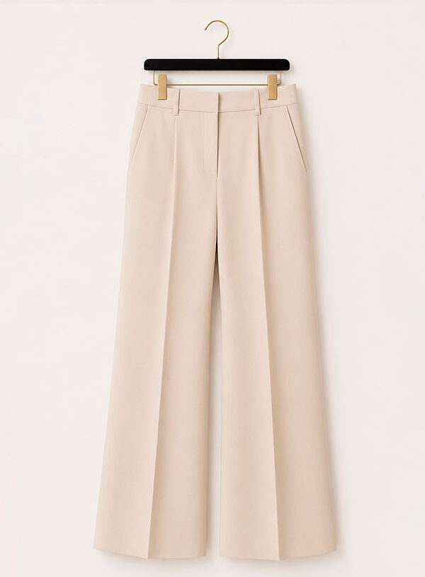 Pantalone Completo Fluido Manica Lunga Nude - immagine 1
