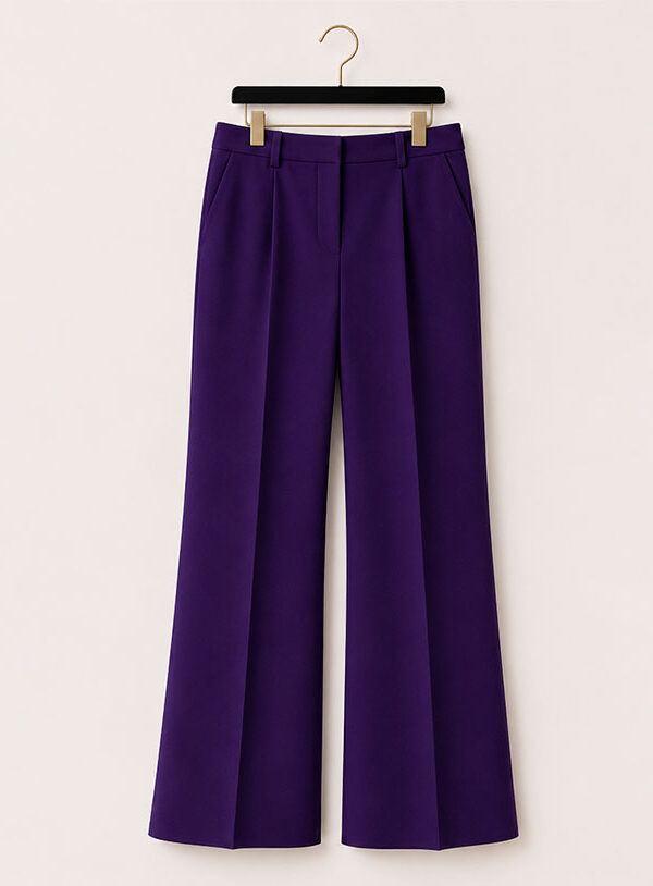 Pantalone Completo Fluido Manica Lunga Viola - immagine 1