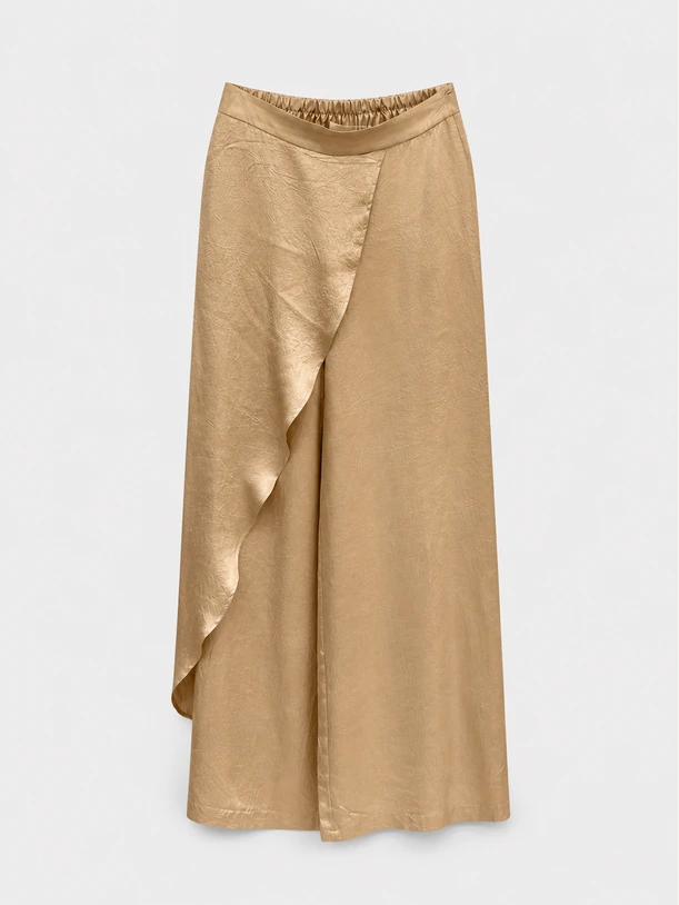 pantalone palazzo gold