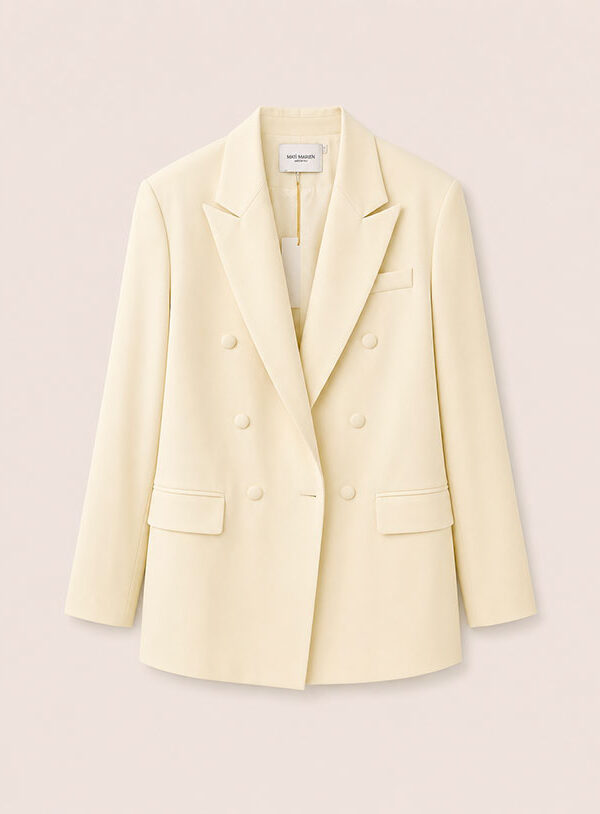 Blazer Doppio Petto Burro - immagine 1