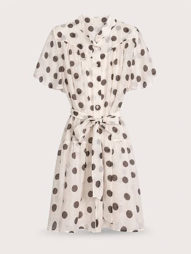 mini abito camicia moro