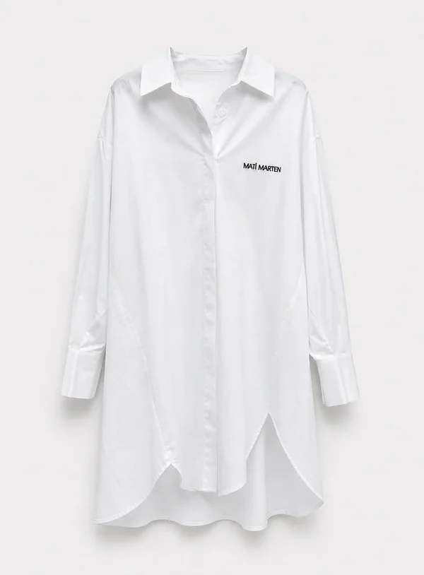 Maxi camicia bianca - immagine 1