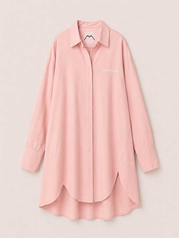 Maxi camicia Rosa