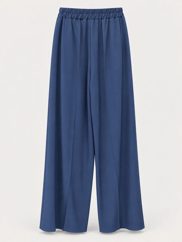 Pantalone Completo Fluido Blu